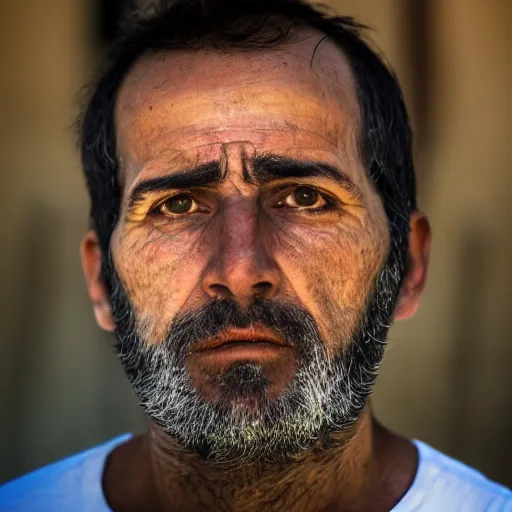 Prompt: israeli man face portrait, photography