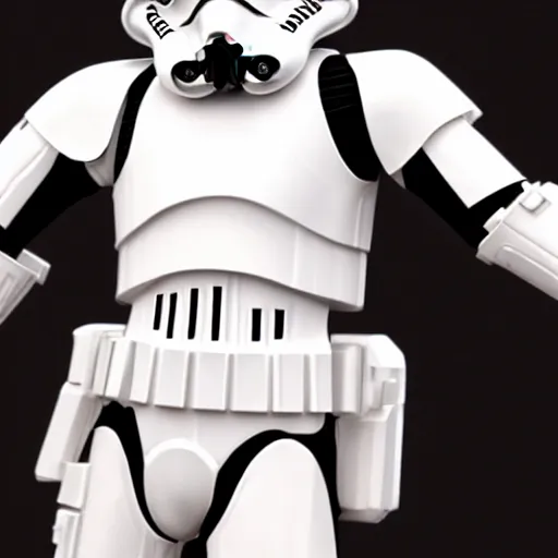Image similar to stormtrooper wearing a bikini
