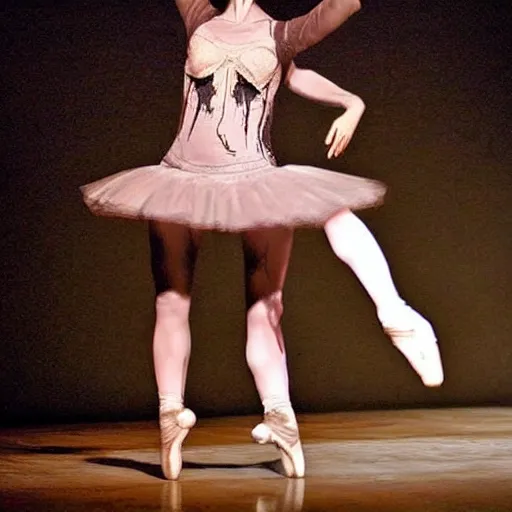 Bacon ballerina performing