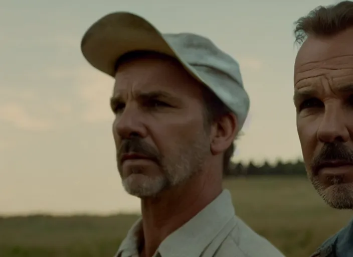 Image similar to film still of!!!!! kevin costner!!!!! as jim hopper in stranger things, 4 k