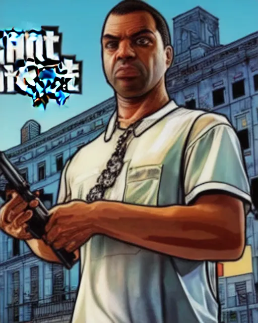 Prompt: grand theft auto 5 cover art of a chicken