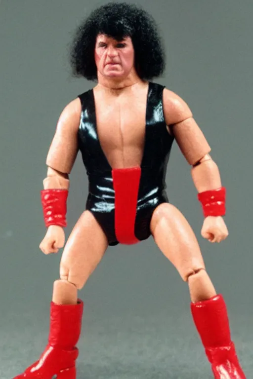 Prompt: mark mcgowan as a 1 9 8 0 s wrestling action figure