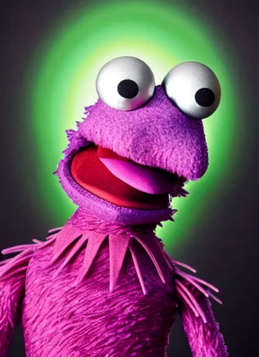 Image similar to studio portrait still of muppet!!!!! vision in avengers infinity war!!!!!! as a muppet muppet as a muppet, 8 k, studio lighting, key light,