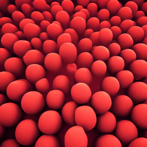 Prompt: 3D render of red blood cells in a blood vessel, octane, 4k