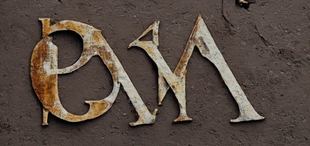 Prompt: a beautiful typography graffiti of the letter 'A' written in Old English style, depth of field, XF IQ4, 50mm, F1.4, ISO 200, 1/160s, natural light