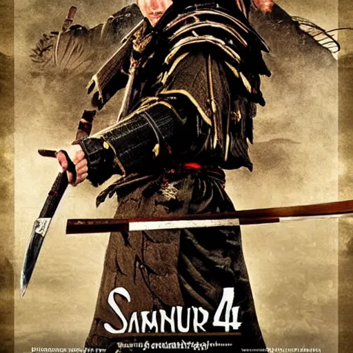 Image similar to samurai 4 7 ronin, in a jungle jeszika le vye heraldo ortega 8 k