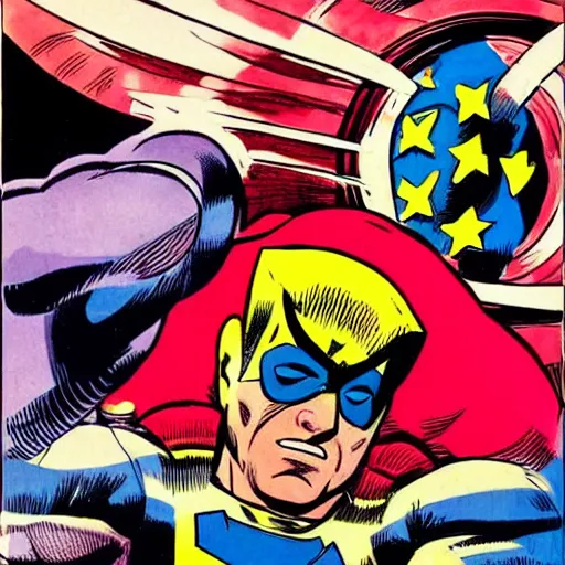 Image similar to superhero, clear focus, sharp focus, smooth, comic style, art by jack kirby