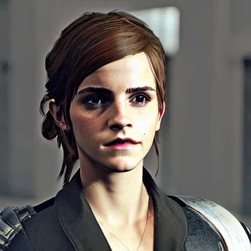 Image similar to emma watson in destiny 2, highly detailed, extremely high quality, hd, 4 k, 8 k, professional photographer, 4 0 mp, lifelike, top - rated, award winning, realistic, detailed lighting, detailed shadows, sharp, no blur, edited, corrected, trending