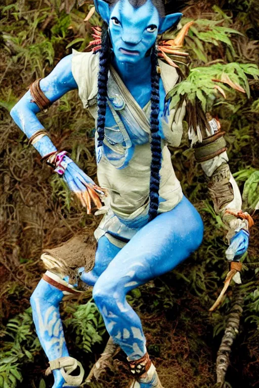 Image similar to photo of real life Ty Lee from Avatar