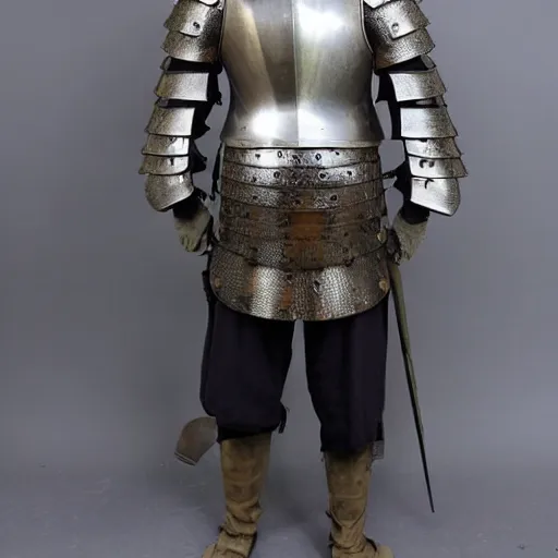 Prompt: australian glenrowan ned kely armor