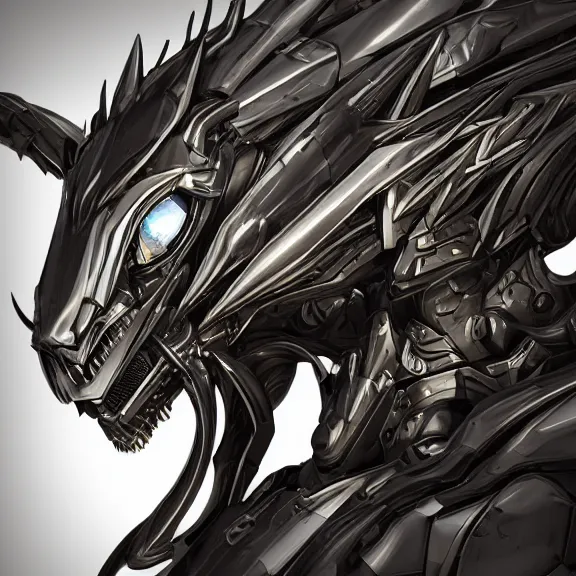 Image similar to detailed bust shot of a gigantic goddess elegant beautiful stunning anthropomorphic hot robot mecha female dragon, eating a spaceship whole, with sleek silver metal armor and cat ears, OLED visor over eyes, micro art, prey, vore, digital art, mawshot, dragon vore, dragon maw, furry art, high quality, 8k 3D realistic, macro art, micro art, Furaffinity, Deviantart, Eka's Portal, G6