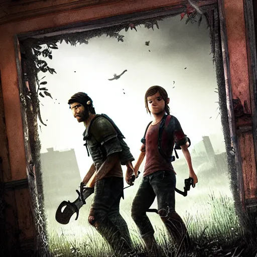 Image similar to last of us movie poster