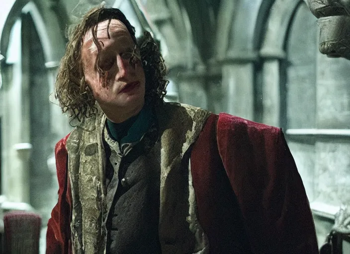 Prompt: a film still of doctor snakehead in harry potter