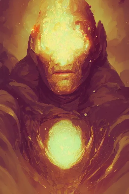 Image similar to the look of an elderly fire person full of wrinkles and imperfections by artgem and greg rutkowski, highly detailed, high contrast, trippy, nebula, trending on artstation