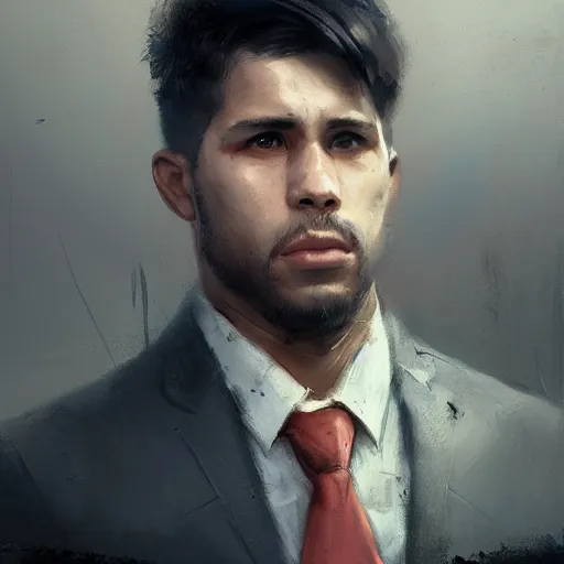 Prompt: portrait of Henry Cejudo, art by greg rutkowski, matte painting, trending on artstation