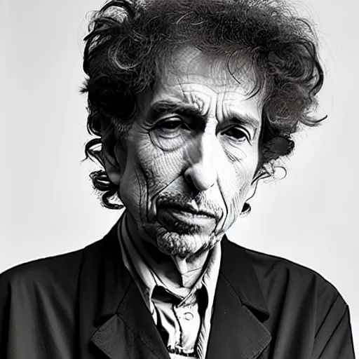 Image similar to bob dylan, geometric, polygon, hyperrealist