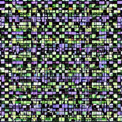 Prompt: a bunch of pixels arranged in an interesting and intriguing pattern