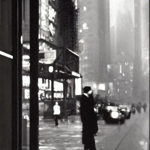 Image similar to new York daydream by Saul Leiter