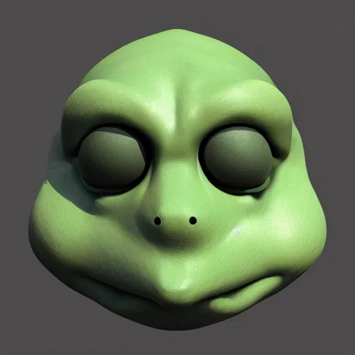 Image similar to a green frog mask with a black background, a raytraced image by Michelangelo, zbrush central, hypermodernism, 8k 3d, zbrush, #vfxfriday