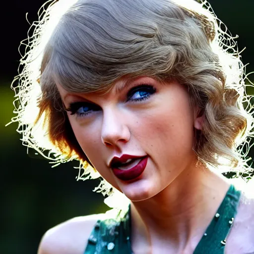 Prompt: taylor swift as an old lady