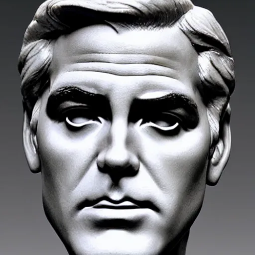 Prompt: george clooney by bernini