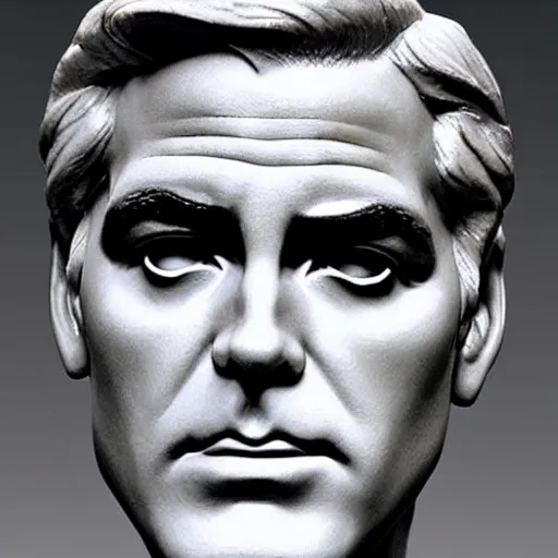 Image similar to george clooney by bernini