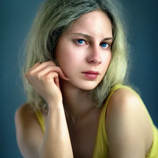 Prompt: a vivid color portrait of an attractive female, soft cinematic lighting, shallow depth of field, photograph by annie leibovitz, 4k