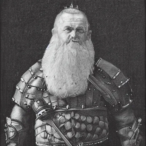 Image similar to fantasy conept art, portrait of medieval guardsman, old and bearded, with a stern expression, highly detailed