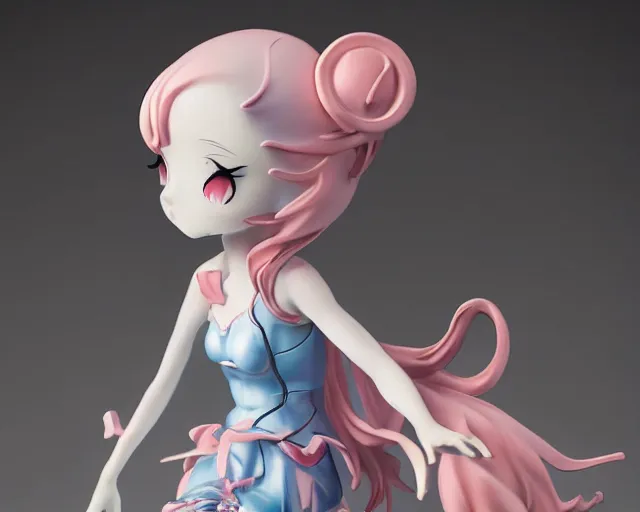 Image similar to james jean isolated magical girl vinyl figure, figure photography, romantic undertones, anime stylized, high detail, ethereal lighting - h 6 4 0
