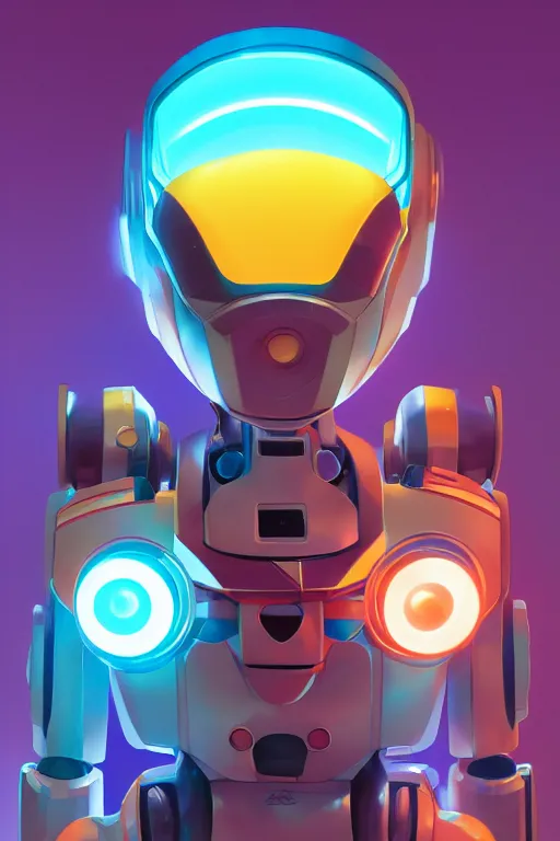 Image similar to metabots medabots medarotto medarot robot minimalist comics helmet mask neon cybereye, behance hd by jesper ejsing, by rhads, makoto shinkai and lois van baarle, ilya kuvshinov, rossdraws global illumination ray tracing hdr radiating a glowing aura