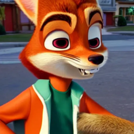 Image similar to nick wilde from zootopia, fursuit