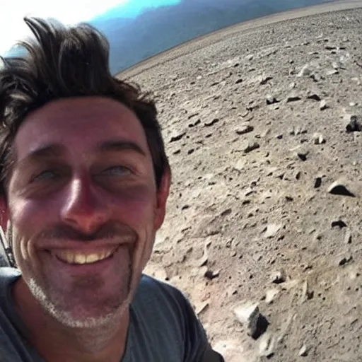 Prompt: the last selfie taken on planet earth photo,