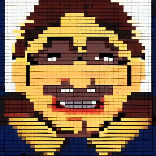 Image similar to pixel art of danny devito in street fighter