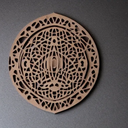 Image similar to layered lasercut wood