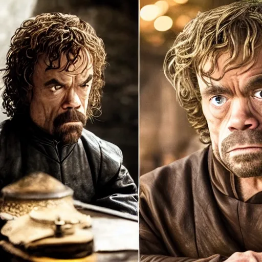 Image similar to jean-claude van damme as tyrion lannister