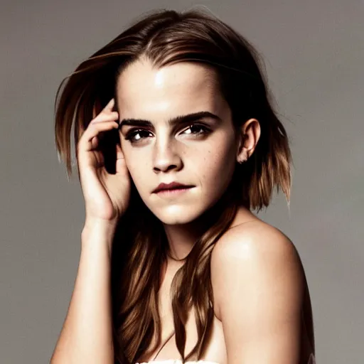 Prompt: emma watson by Claremont Chris
