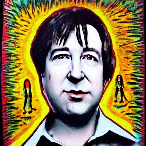 Prompt: bill hicks bill hicks madness outsider art