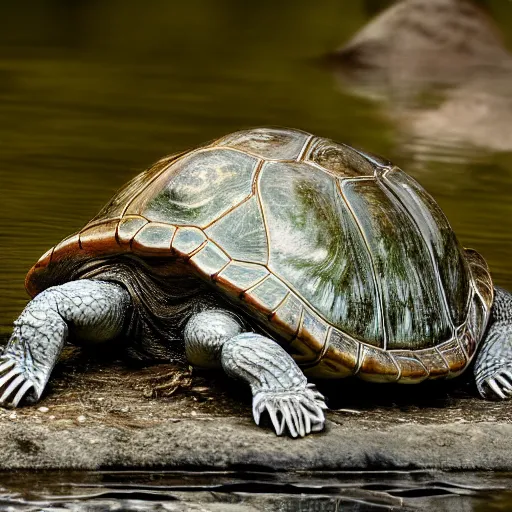 Image similar to Pope Francis blessing pond turtle, HD photography, Canon eos r3, 8k resolution, red ear slider, award winning, national geographic