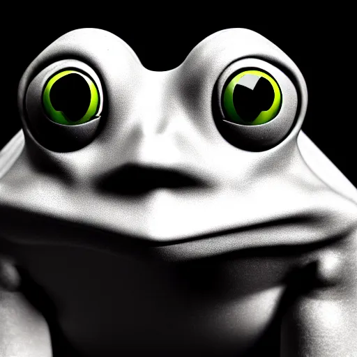 Prompt: human body with the head of a frog, photorealistic render 4k