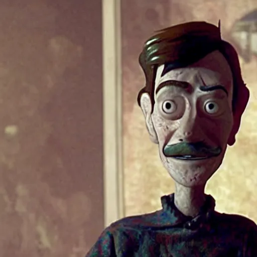 Prompt: A still of Bryan Cranston in the film Coraline, highly detailed, very detailed, extremely detailed, detailed, HD Quality, taken in the mid 2000s