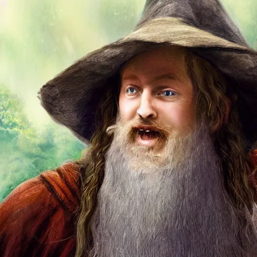 Prompt: portrait of tom bombadil from the lord of the rings, hyper realistic