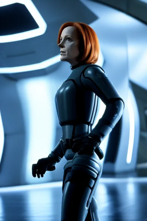 Image similar to dana scully in tron : legacy, tron : evolution