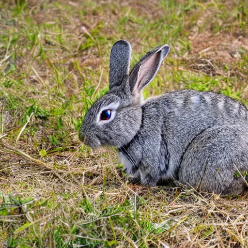 Image similar to a camouflaged rabbit