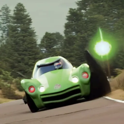 film still of yoda racing in his race car in the new | Stable Diffusion ...