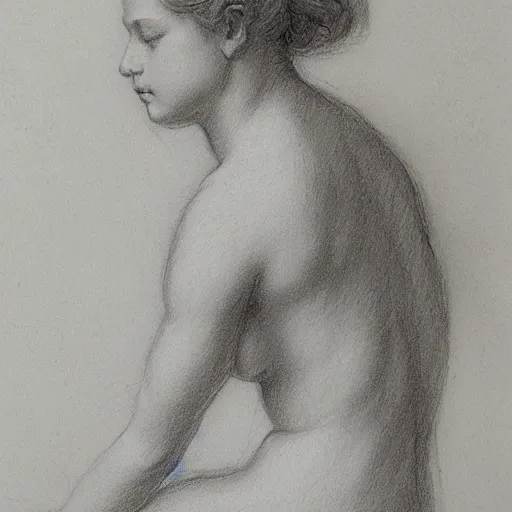 Image similar to of a beautiful girl sketched in pencil by michelangelo lots of little sketches a study of the female form ultra detail maximillist