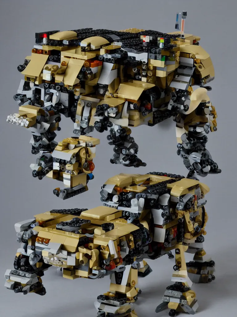 Image similar to mechwarrior timberwolf lego set