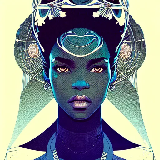 Image similar to portrait soft light, by killian eng and joe fenton and martin deschambault and conrad roset, inspired by afropunk and art deco, brown and blue, etching, fine, sharp high detail,