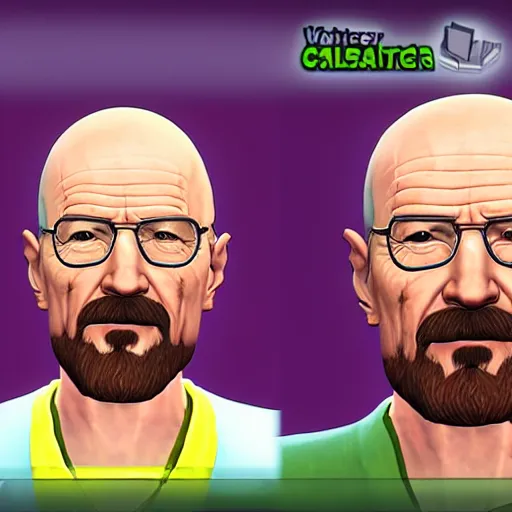 Image similar to walter white as a playable character in the sims 4