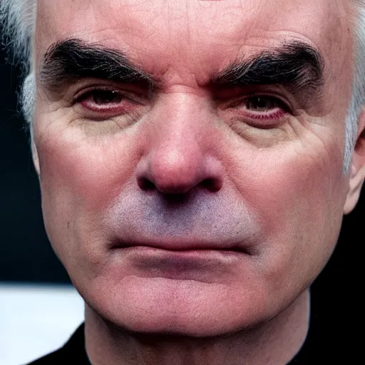 Prompt: david byrne on star trek ultra realistic photo