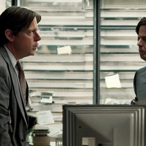 Image similar to film still of the big short (2015)